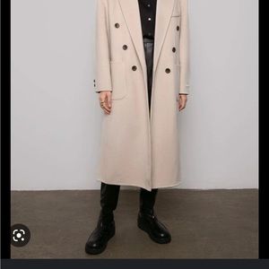 The Frankie Shop Flynn Oversized Long Wool Coat